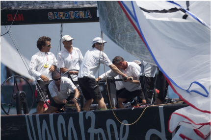 RC44: practice race with Vincenzo Onorato at the helm